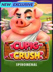 Cupig Crush slot game by Spinomenal